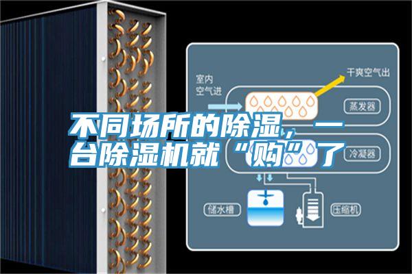 不同場所的除濕，一臺除濕機就“購”了
