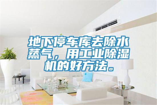 地下停車庫去除水蒸氣，用工業(yè)除濕機的好方法。