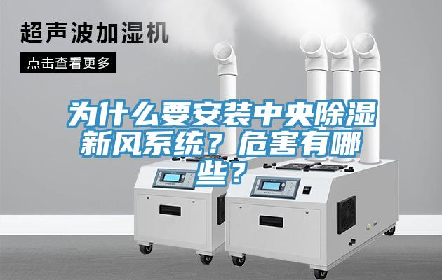 為什么要安裝中央除濕新風(fēng)系統(tǒng)？危害有哪些？