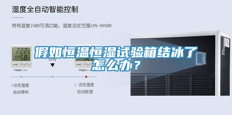 假如恒溫恒濕試驗箱結(jié)冰了怎么辦？