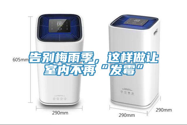 告別梅雨季，這樣做讓室內(nèi)不再“發(fā)霉”