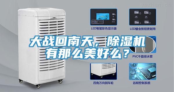 大戰(zhàn)回南天，除濕機(jī)有那么美好么？