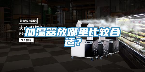 加濕器放哪里比較合適？
