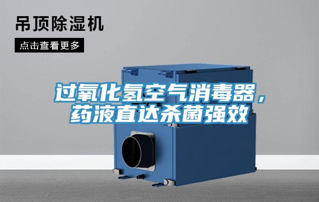 過氧化氫空氣消毒器，藥液直達殺菌強效