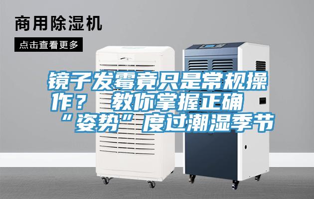 鏡子發(fā)霉竟只是常規(guī)操作？ 教你掌握正確“姿勢”度過潮濕季節(jié)