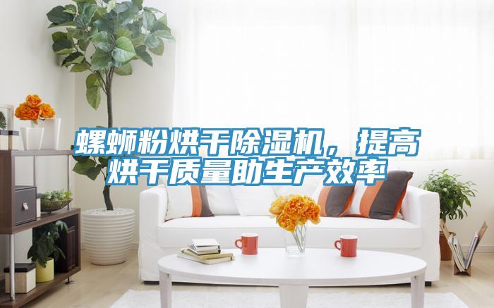 螺螄粉烘干除濕機(jī)，提高烘干質(zhì)量助生產(chǎn)效率