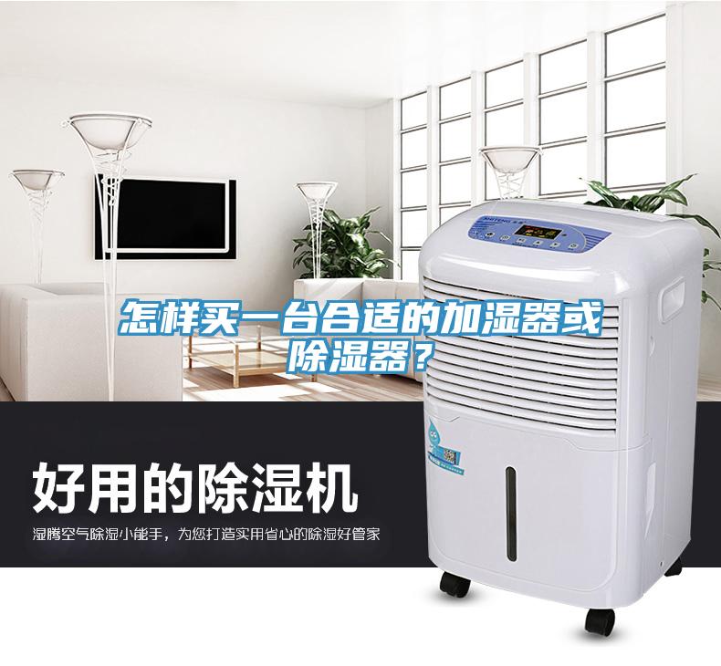 怎樣買一臺合適的加濕器或除濕器？