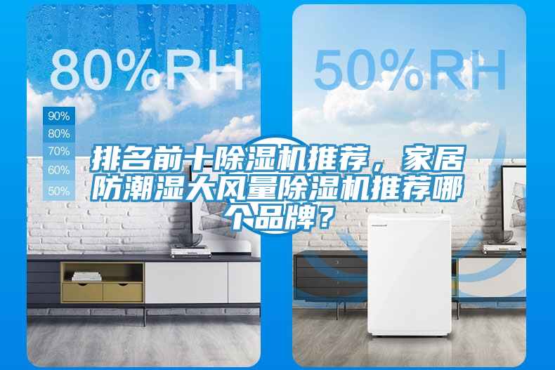 排名前十除濕機(jī)推薦，家居防潮濕大風(fēng)量除濕機(jī)推薦哪個(gè)品牌？