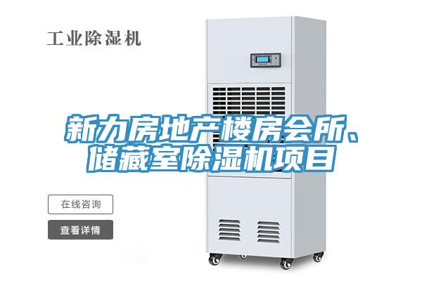新力房地產(chǎn)樓房會所、儲藏室除濕機項目