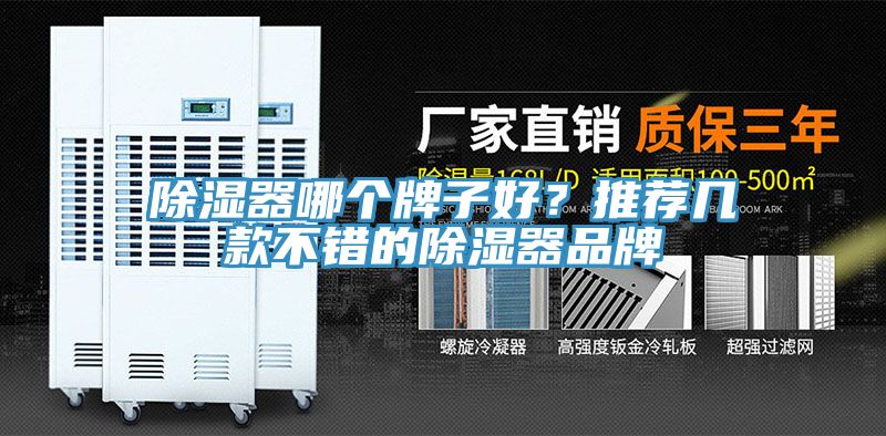 除濕器哪個牌子好？推薦幾款不錯的除濕器品牌