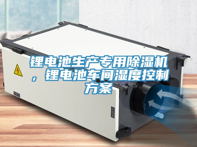 鋰電池生產(chǎn)專用除濕機(jī)，鋰電池車間濕度控制方案
