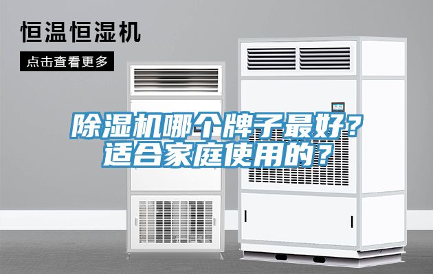 除濕機(jī)哪個(gè)牌子最好？適合家庭使用的？