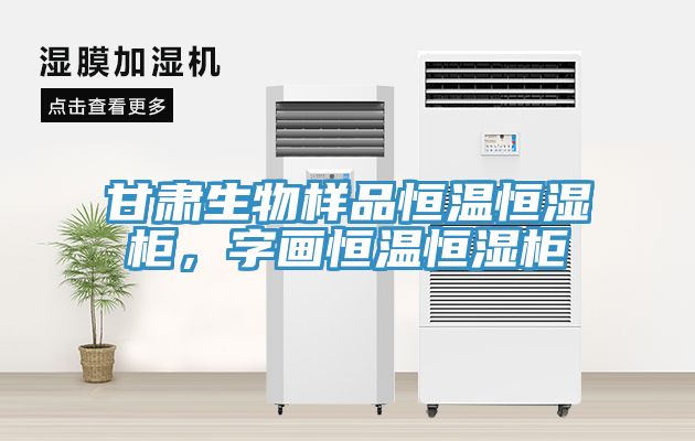 甘肅生物樣品恒溫恒濕柜，字畫恒溫恒濕柜