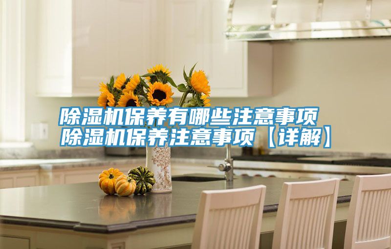 除濕機保養(yǎng)有哪些注意事項 除濕機保養(yǎng)注意事項【詳解】