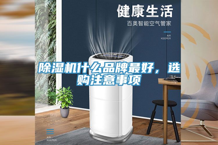 除濕機什么品牌最好，選購注意事項